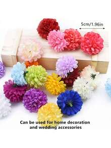 1/10/30/500pcs Artificial Hydrangea Ball, DIY Material, Party Decoration, Wedding, Home, Restaurant, Bedroom, Wedding Decor, Spring Decor, Window Decor, Vase Decor, Outdoor Garden, Valentine's Day Decor, New Year Decor - Random Color Mixing - View 3