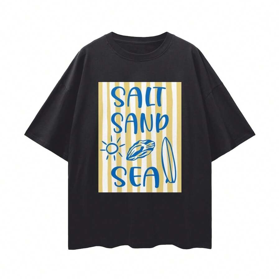 Damen T-Shirt Unisex UnisexTShirt aus reiner Baumwolle UnisexTShirt der Arirang World Tour BandLogoTShirt - Schwarz - Übersicht 1