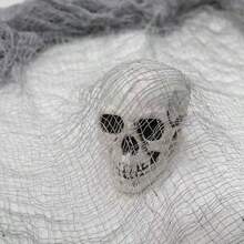 Multi-Color Thick Mesh Horror Fabric, Torn Ripped Horror Mesh Cloth, Horror Decorations, Hanging Decor, DIY Ghost Costume Accessories, Suitable For Haunted House Entrance, Windows, Bar, KTV Escape Room, Carnival, Festival Of Lights, Indoor/Outdoor Scene Decoration, Reusable Halloween Party Supplies - Ghost Costume Accessories - View 1