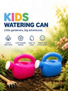Elephant Shaped Compact Water Bottle Bathroom Toy, Flower Watering Can, Small Cartoon Cute Children's Bath Toy - Multicolor - View 9