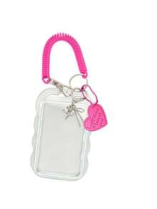 Bow Transparent Acrylic Hard Card Holder, INS Style Fashion Retractable Heart-Shaped Card Holder, Minimalist Bow Cat Design, Transparent ID Card Wallet, Stores Bus Card, Bank Card, ID Card, Metro Card. No RFID Function, With Detachable Wipeable Sliding Cover, Key Ring And Detachable Lanyard/Pendant - Heavy Duty Transparent Card Holder, With ID Window And Card Slot, Transparent Student ID And Access Card Holder, With Sliding Cover, Adjustable For Office Workers And Students, Perfect Gift - Multicolor - View 12
