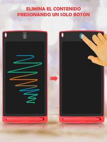 Pizarron Magico Con Pluma Pinta A Multicolor Lcd 8.5 - Unitalla - Ver 11