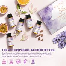 36pcs/Set Minyak Esensial Parfum EUQEE Minyak Esensial Tahan Lama untuk Pembuatan Lilin, Pewangi, Aromaterapi, Pelembap Udara, Hadiah (5ml/0.17fl.Oz) - Multi Aroma - View 3