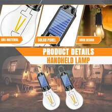 2PCs USB Portable Bulb, Super Bright Rechargeable Lantern Bulb, Hanging Light For Indoor & Outdoor, Ideal For Camping, Hiking, Backpacking And Power Outages - Multicolor - View 9