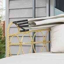 Sun Island, 4-Piece Set, Extendable Canopy, 5 Cushions, Rattan Look, 178W X 85D X 66.5H Cm, Beige-XY228830 - 860-317V00CW - View 7