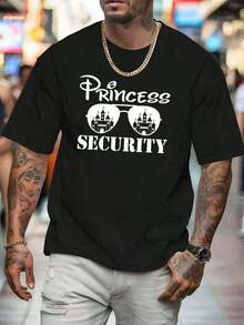 Prinzessin Sicherheitsburg Kurzarm T-Shirt Unisex - Schwarz - Übersicht 1