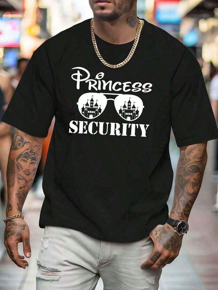 Prinzessin Sicherheitsburg Kurzarm T-Shirt Unisex - Schwarz - Übersicht 1