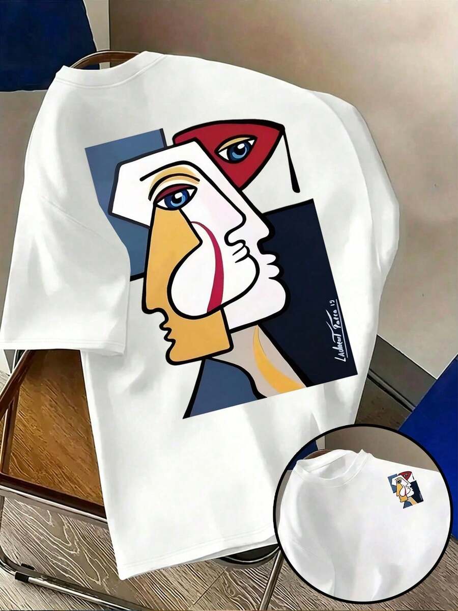 Men T-Shirts - White-1 - View 1