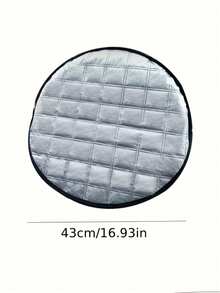 Universal Summer Car Steering Wheel Sun Shade, Heat Insulation Anti-Scalding Protective Cover, Suitable For Sedan SUV Truck Van, Portable Car Interior Accessory, Essential Car Decor Gift For Summer Driving And Road Trips, Gift For Drivers - Multicolor - View 6