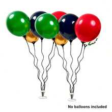 1 Set Multi-Color Balloon Stand, Self-Adhesive Desktop Balloon Holder, Spiral Rod, Indoor/Outdoor Use, Adjustable Height, Home Decor, Wedding And Christmas Party Decoration, Tabletop Centerpiece - Multicolor - View 2