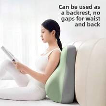 Bedside Prone Sleeping Support Pillow, Sofa Backrest Cushion, Bed Buttock Lift Multi-Function Pillow, Thickened Semi-Reclining Backrest Pad - Mint Green - View 1
