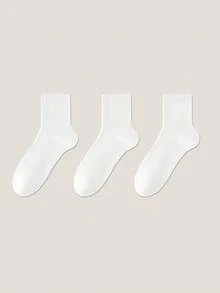 Meias femininas de algodão, cano longo, médio e curto, tamanhos 35-40. - quinta - Visão 3