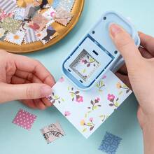 Pelubang Tepi Stempel 2,5x2,1cm/1x0,8in, Cocok untuk Scrapbooking dan Kolase, Pelubang Kerajinan yang Dapat Ditumpuk dengan Desain Berongga Penyelarasan Presisi, Cocok untuk Pembuatan Kartu - A - View 2