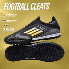 Men's Professional Soccer Shoes, Suitable For Indoor And Outdoor Wear - Black - View 7