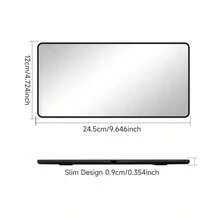1pc Car Sun Visor Makeup Mirror, Passenger Side Sun Visor Vanity Mirror, Portable High Definition Makeup Mirror, Suitable For Girls And Women - A - View 8