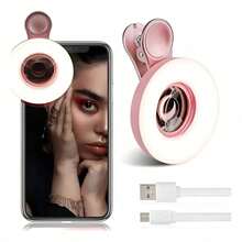 15x Macro Phone Lens With Fill Light Clip - A - View 1