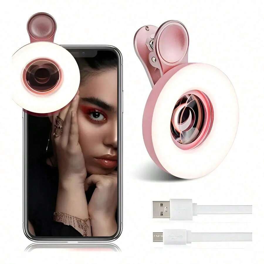 15x Macro Phone Lens With Fill Light Clip - A - View 1