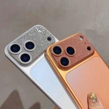Glitter Armor Integrated Lens Film, Glass Lens Protector Case Compatible With IPhone 17 Pro Max And 17 Pro, Fashionable Phone Accessory, Suitable For Girls, Perfect Gift For Family And Friends, Best Friend Birthday Gift - Multicolor - View 3