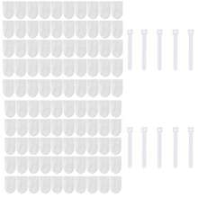 100pcs + 10pcs High Density Non-Woven Fabric Faucet Filter Bags, Anti-Splash Faucet Covers, Remove Scale Rust Sediment, Universal Replacement Kits For Kitchen And Bathroom Faucets, 50pcs + 5pcs Fixing Straps - View 14