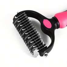 Pet Cleaning Brush Pet Deshedding Brush Dog Comb Deshedding Tool Hair Cleaning Brush - Multicolor - View 6