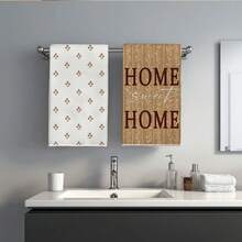 2 Stück Milchtee-Erdton Blumen HOME Warm Slogan Minimalist Rot Blumen Muster Küchentücher Geschirrtücher 15.75*23.62in(40*60cm) Ultra-Fein Mikrofaser Polyester Material Modern Weich Geschirrtücher Küchentücher, Geschirrtücher, Handtücher, Geschirrtücher, Heimdekoration, Küchendekoration Handtücher Küchenzubehör Maschinenwaschbar Reinigungsartikel Geeignet für Restaurant Küche Badezimmer Heimdekoration und Geschenke Alle Jahreszeiten - Verschiedenfarbig - Übersicht 10