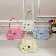 BAILEE Stylish, Minimalist, Solid-Colored Flip-Top Shoulder Bag, Lightweight, Perfect For Carrying Small Items, Ideal For Travel, Outfits, And Gifts. - Multicolor - View 10
