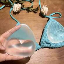 A Set Of Invisible Silicone Bra Inserts - Can Be Reused, Designed For Bikinis, Swimsuits, And Bridal Attire | Durable Adhesion, Breathable And Allergy-Friendly Material | Microporous Structure For Improved For Comfort And Contour | Natural Enhanceme - A - View 2