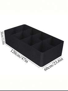 Large Fabric Raised Garden Bed, Breathable Non-Woven Fabric Planter Bag, Heavy Duty Rectangular Garden Container, Suitable For Vegetables, Strawberries, Herbs, Sunflowers, Potatoes, Outdoor Backyard Patio Gardening - Black - View 12