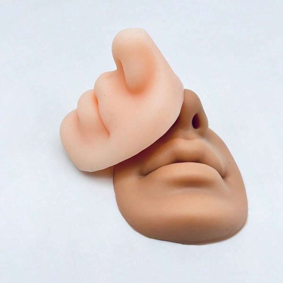 Silicone Oral Model, Soft And Flexible, Lip Practice Model, Suitable For Permanent Makeup Training - 3D Open Mouth With Teeth Model, Christmas Gift, Soft And Durable Silicone Practice Skin, Suitable For Tattoo Artists And Beginners - Essential Tool For Lip Gloss And Tattoo Training, Soft Silicone Lip Gloss Practice Skin Suitable For Artists And Beginners, Mother's Day, Summer Promotion - Multicolor - View 1