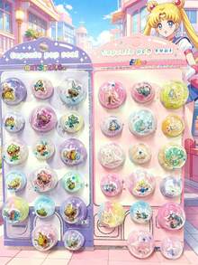 DOBBLE High-Quality 3D Exquisite Cute Animal Stickers, Fun Shiny Decoration, 3D Interesting Japanese Style Animal Stickers, Durable Material With Adhesive Backing, Waterproof And Non-Sticky, Decorative Stickers - Multicolor - View 10