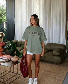 Women T-Shirts - 海綠色 - 查看 9