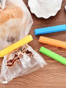 Klip Penutup Kantong Makanan, Klip Plastik untuk Penyimpanan Makanan & Snack, Cocok untuk Roti, Snack, Sereal, Dapur Rumah, Klip Penutup Kantong Berwarna-warni - Klip penyegel - View 5
