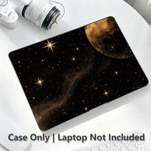 1pc Protective Case, Moon, Starry Sky UV Printed Pattern, Laptop Protective Cover, Minimalist Lightweight Durable Protective Case Suitable For MacBook Air Pro 13.3 13.6 14.2 15.3 16.2 Inch, Suitable For 13 Inch Neo Laptop Protective Case A3404 Model - View 7