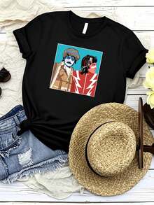 Women T-Shirts - 黑色 - 查看 1
