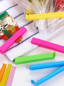 Klip Penutup Kantong Makanan, Klip Plastik untuk Penyimpanan Makanan & Snack, Cocok untuk Roti, Snack, Sereal, Dapur Rumah, Klip Penutup Kantong Berwarna-warni - Klip penyegel - View 4