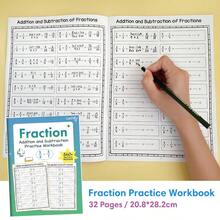 Lachilly 24 Pages Fraction Learning Workbook, Visual Fraction Matching And Coloring Activities, Suitable For Elementary Math Practice, Home Education Materials, Math Exercise Book, Essential For Teachers, Home Education Teaching Supplies - Multicolor - View 16