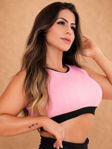 Women Sports Tees & Tanks - Rosa vieja - Ver 1