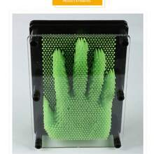 神奇趣味手印玩具 塑膠方形克隆手模 歐式多功能釘子藝術 3D 釘子雕塑繪畫 教育玩具 適合青少年及所有年齡層 - 彩色 - 查看 6