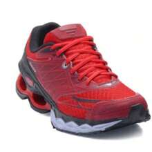 Men's Athletic Shoes For Gym, Wave Creation 20, Lightweight And Comfortable For Walking - Rojo/Negro - Ver 4