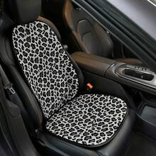 1件粉色豹紋女孩汽車座椅墊，豹紋汽車座椅套，防滑透氣紋理，高級舒適汽車座椅墊，適合夏季、冬季及四季使用，通用於所有車型 - 坐墊 - 查看 6