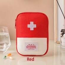 Bolsa de medicina portátil mini, kit de primeros auxilios de viaje, bolsa de almacenamiento de medicamentos, kit de supervivencia, caja de pastillas, emergencia al aire libre, camping, vuelta al colegio - Ver 11