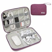 Travel Electronic Organizer Bag, Portable Cable Storage Pouch, Suitable For Storing Electronic Accessories, Data Cables, Phones, Watches, Watch Bands, Chargers, USB Flash Drives,Back To School - Multicolor - View 16