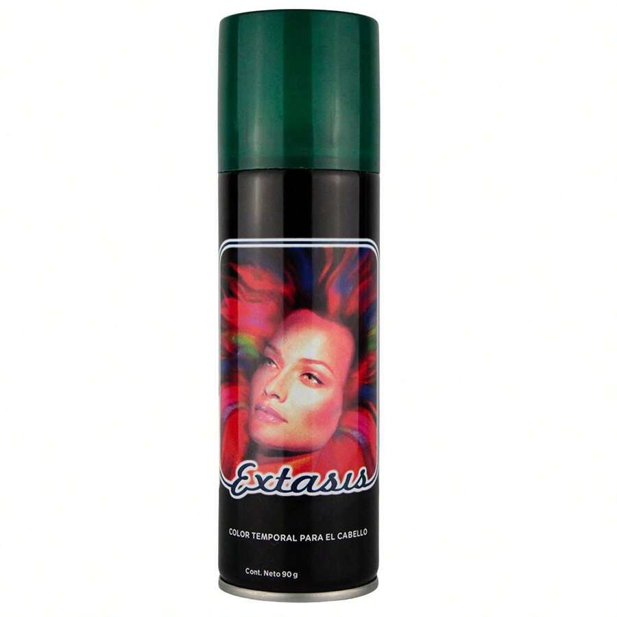 Temporary Spray Hair Dye, Green, 90g - Dark Green - View 1