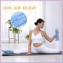 1/3/5/6/8/9/10 Paia di Calze Sportive da Donna Calcuit, Combinazione Multicolore, Costolatura Verticale, Fascia Antiscivolo, Suola in Silicone Antiscivolo, Stile Coppia, Adatte per Tutte le Stagioni, Tessuto a Maglia, Multifunzionali Casa/Fitness/Yoga/Pilates - Multicolore - Visualizzare 5
