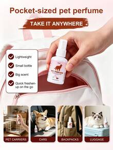 Oivolii Dog Perfume & Pet Cologne – Long-Lasting Peach Oolong Tea Scent | Alcohol-Free Deodorizing Spray For Dogs & Cats, Gentle Non-Sticky Grooming Formula, 2.03 Oz - 60ml - View 8