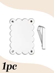 Nuova molletta magnetica per foto da parasole auto, cornice magnetica trasparente in acrilico universale per frigorifero, molletta per cornice foto da parasole auto, cornice foto personalizzata fai-da-te per decorazione auto, regalo per coppie, molletta per cornice foto commemorativa per animali domestici e famiglia - onda - Visualizzare 12