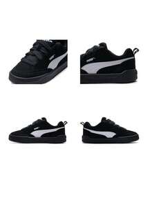 Puma Zapatillas casuales de estilo retro de caña baja y suela gruesa para hombre y mujer, Park-Lifestyle-Raw 2026, verano, 401606-15 - Negro-Blanco Puma - Ver 6