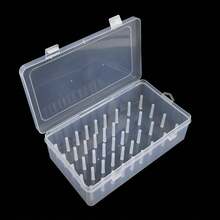 Transparent Sewing Thread Storage Box Organizer With 42 Slots For Sewing Thread Spools And Embroidery Floss - 42-line Box - View 1