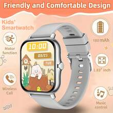 2026 Model 1.83 Inch Touch Screen Smart Watch For Kids And Teenagers, Compatible With Android Phones, Wireless Calling, Wireless Music, Message Notification, Customizable Watch Face, Pedometer, Activity Tracking, Easter Gift - Multicolor - View 15
