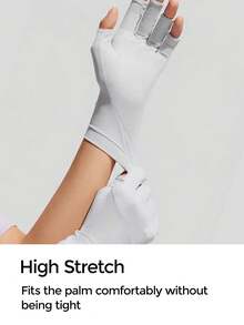 BENEUNDER Cooling Fingerless Sun Gloves – Model AL365 - Mauve Purple - View 6